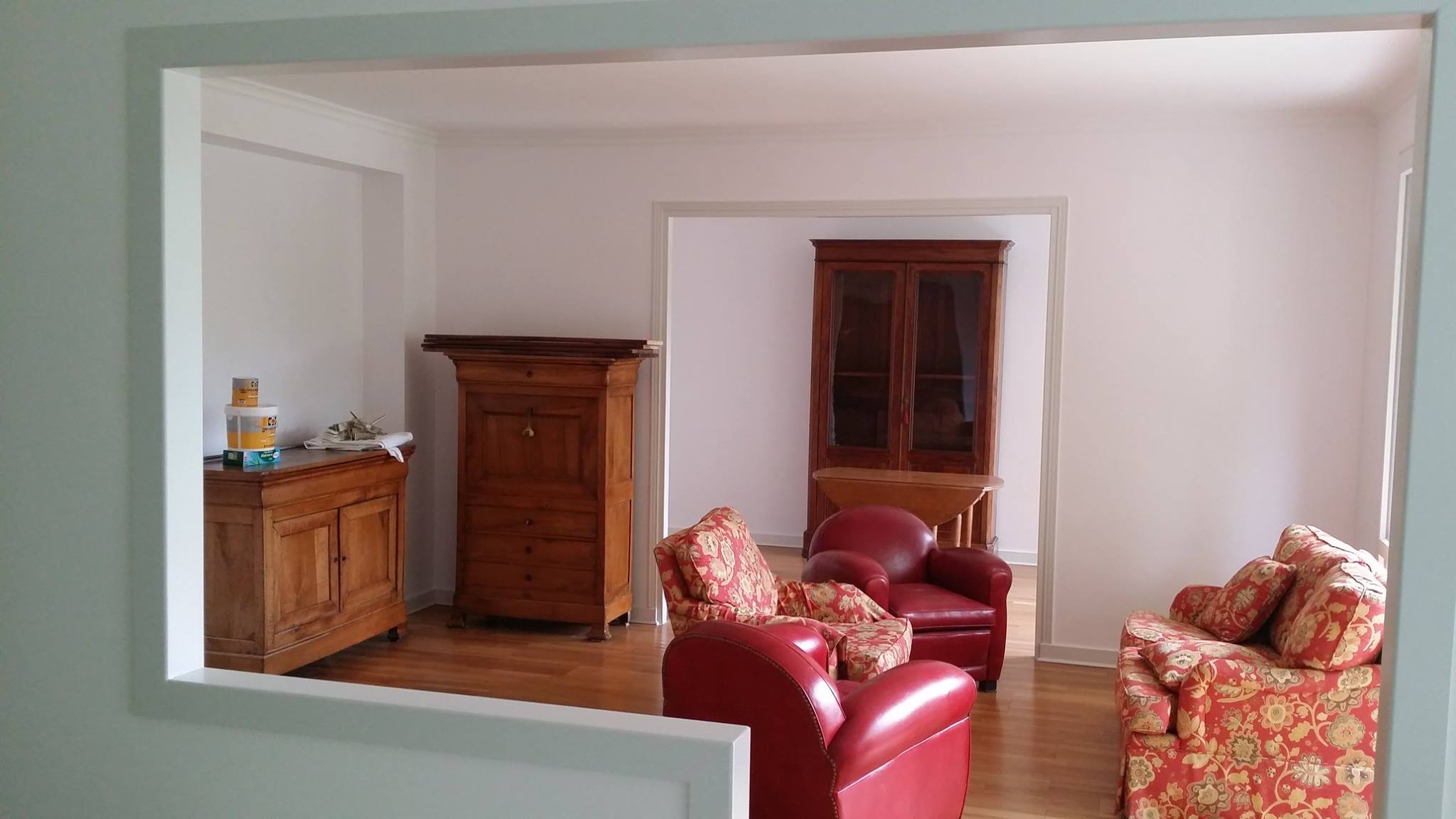 Ouverture d'un mur entre la cuisine et le salon